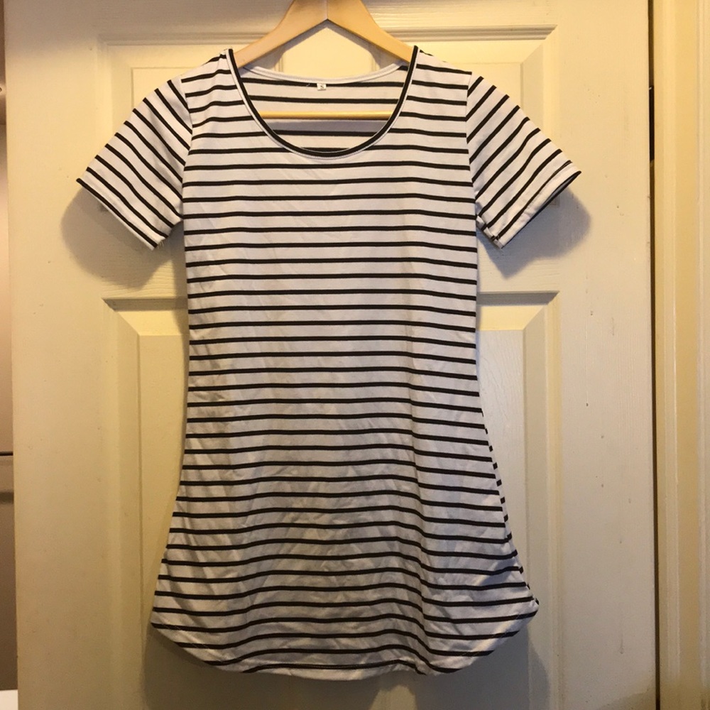 Black and white tunic/dress